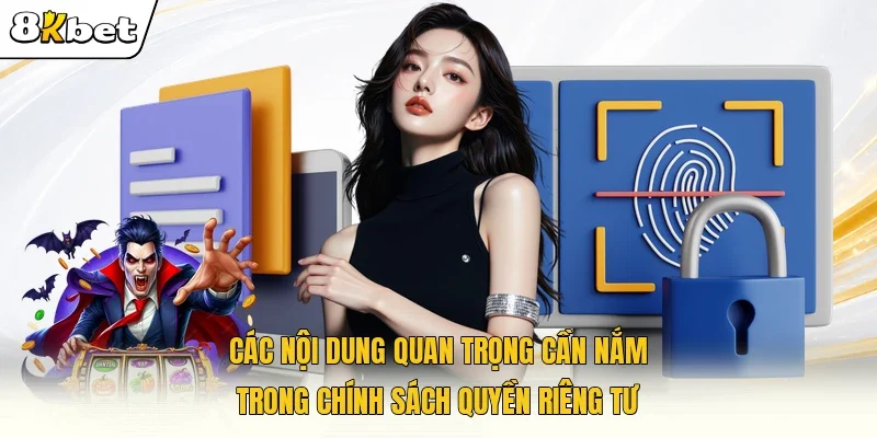 Các nội dung quan trọng cần nắm trong chính sách quyền riêng tư 