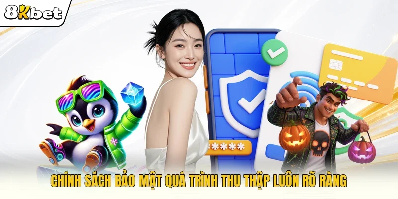 Chính sách bảo mật quá trình thu thập luôn rõ ràng