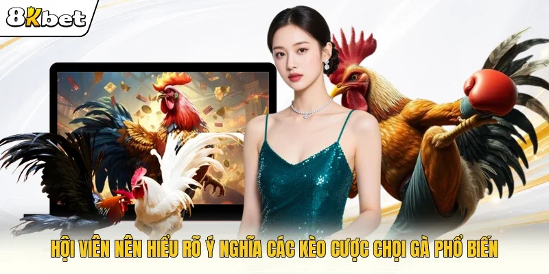 Hội viên nên hiểu rõ ý nghĩa các kèo cược chọi gà phổ biến